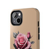 Phone Ink Pink Roses Phone-Too Tough Phone Case  for iPhone in 21 different sizes. Compatible with iPhone 7, 8, X, 11, 12, 13, 14 and more.