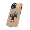 Phone Ink Iron Cross Phone-Too Tough Phone Case for iPhone in 21 different sizes. Compatible with iPhone 7, 8, X, 11, 12, 13, 14 and more.