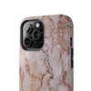 Pink Marble Tough Phone Case for iPhone in 21 different sizes. Compatible with iPhone 7, 8, X, 11, 12, 13, 14 and more.