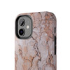 Pink Marble Tough Phone Case for iPhone in 21 different sizes. Compatible with iPhone 7, 8, X, 11, 12, 13, 14 and more.