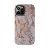 Pink Marble Tough Phone Case for iPhone in 21 different sizes. Compatible with iPhone 7, 8, X, 11, 12, 13, 14 and more.