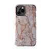 Pink Marble Tough Phone Case for iPhone in 21 different sizes. Compatible with iPhone 7, 8, X, 11, 12, 13, 14 and more.