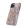 Pink Marble Tough Phone Case for iPhone in 21 different sizes. Compatible with iPhone 7, 8, X, 11, 12, 13, 14 and more.