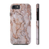 Pink Marble Tough Phone Case for iPhone in 21 different sizes. Compatible with iPhone 7, 8, X, 11, 12, 13, 14 and more.