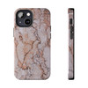 Pink Marble Tough Phone Case for iPhone in 21 different sizes. Compatible with iPhone 7, 8, X, 11, 12, 13, 14 and more.