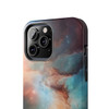 Space Nebula Tough Phone Case for iPhone in 21 different sizes. Compatible with iPhone 7, 8, X, 11, 12, 13, 14 and more.Tough Phone Cases