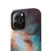 Space Nebula Tough Phone Case for iPhone in 21 different sizes. Compatible with iPhone 7, 8, X, 11, 12, 13, 14 and more.Tough Phone Cases