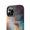 Space Nebula Tough Phone Case for iPhone in 21 different sizes. Compatible with iPhone 7, 8, X, 11, 12, 13, 14 and more.Tough Phone Cases