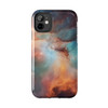 Space Nebula Tough Phone Case for iPhone in 21 different sizes. Compatible with iPhone 7, 8, X, 11, 12, 13, 14 and more.Tough Phone Cases