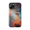 Space Nebula Tough Phone Case for iPhone in 21 different sizes. Compatible with iPhone 7, 8, X, 11, 12, 13, 14 and more.Tough Phone Cases