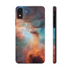 Space Nebula Tough Phone Case for iPhone in 21 different sizes. Compatible with iPhone 7, 8, X, 11, 12, 13, 14 and more.Tough Phone Cases
