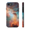 Space Nebula Tough Phone Case for iPhone in 21 different sizes. Compatible with iPhone 7, 8, X, 11, 12, 13, 14 and more.Tough Phone Cases
