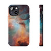 Space Nebula Tough Phone Case for iPhone in 21 different sizes. Compatible with iPhone 7, 8, X, 11, 12, 13, 14 and more.Tough Phone Cases