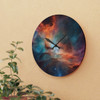 Space Nebula Wall Clock| Acrylic | 