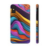 Neon Ribbons Tough Phone Case for iPhone in 21 different sizes. Compatible with iPhone 7, 8, X, 11, 12, 13, 14 and more.