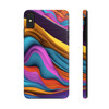Neon Ribbons Tough Phone Case for iPhone in 21 different sizes. Compatible with iPhone 7, 8, X, 11, 12, 13, 14 and more.