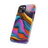 Neon Ribbons Tough Phone Case for iPhone in 21 different sizes. Compatible with iPhone 7, 8, X, 11, 12, 13, 14 and more.