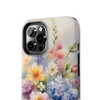 Spring Bouquet Tough Phone Case for iPhone in 21 different sizes. Compatible with iPhone 7, 8, X, 11, 12, 13, 14 and more.