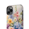 Spring Bouquet Tough Phone Case for iPhone in 21 different sizes. Compatible with iPhone 7, 8, X, 11, 12, 13, 14 and more.