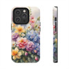 Spring Bouquet Tough Phone Case for iPhone in 21 different sizes. Compatible with iPhone 7, 8, X, 11, 12, 13, 14 and more.