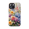 Spring Bouquet Tough Phone Case for iPhone in 21 different sizes. Compatible with iPhone 7, 8, X, 11, 12, 13, 14 and more.