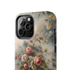 Rose Toile Tough Phone Case for iPhone in 21 different sizes. Compatible with iPhone 7, 8, X, 11, 12, 13, 14 and more.