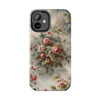 Rose Toile Tough Phone Case for iPhone in 21 different sizes. Compatible with iPhone 7, 8, X, 11, 12, 13, 14 and more.