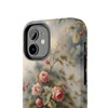 Rose Toile Tough Phone Case for iPhone in 21 different sizes. Compatible with iPhone 7, 8, X, 11, 12, 13, 14 and more.