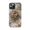 Rose Toile Tough Phone Case for iPhone in 21 different sizes. Compatible with iPhone 7, 8, X, 11, 12, 13, 14 and more.