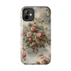 Rose Toile Tough Phone Case for iPhone in 21 different sizes. Compatible with iPhone 7, 8, X, 11, 12, 13, 14 and more.