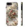 Rose Toile Tough Phone Case for iPhone in 21 different sizes. Compatible with iPhone 7, 8, X, 11, 12, 13, 14 and more.