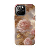 Rose Gold Tough Phone Case for iPhone in 21 different sizes. Compatible with iPhone 7, 8, X, 11, 12, 13, 14 and more.