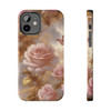 Rose Gold Tough Phone Case for iPhone in 21 different sizes. Compatible with iPhone 7, 8, X, 11, 12, 13, 14 and more.