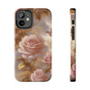 Rose Gold Tough Phone Case for iPhone in 21 different sizes. Compatible with iPhone 7, 8, X, 11, 12, 13, 14 and more.