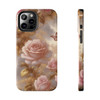 Rose Gold Tough Phone Case for iPhone in 21 different sizes. Compatible with iPhone 7, 8, X, 11, 12, 13, 14 and more.
