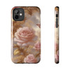 Rose Gold Tough Phone Case for iPhone in 21 different sizes. Compatible with iPhone 7, 8, X, 11, 12, 13, 14 and more.