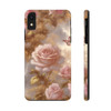 Rose Gold Tough Phone Case for iPhone in 21 different sizes. Compatible with iPhone 7, 8, X, 11, 12, 13, 14 and more.