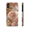 Rose Gold Tough Phone Case for iPhone in 21 different sizes. Compatible with iPhone 7, 8, X, 11, 12, 13, 14 and more.