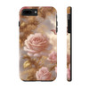 Rose Gold Tough Phone Case for iPhone in 21 different sizes. Compatible with iPhone 7, 8, X, 11, 12, 13, 14 and more.
