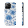 Chicory Blue Tough Phone Case for iPhone in 21 different sizes. Compatible with iPhone 7, 8, X, 11, 12, 13, 14 and more.