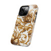 Golden Swirl Tough Phone Case for iPhone in 21 different sizes. Compatible with iPhone 7, 8, X, 11, 12, 13, 14 and more.