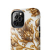 Golden Swirl Tough Phone Case for iPhone in 21 different sizes. Compatible with iPhone 7, 8, X, 11, 12, 13, 14 and more.