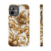 Golden Swirl Tough Phone Case for iPhone in 21 different sizes. Compatible with iPhone 7, 8, X, 11, 12, 13, 14 and more.
