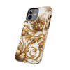 Golden Swirl Tough Phone Case for iPhone in 21 different sizes. Compatible with iPhone 7, 8, X, 11, 12, 13, 14 and more.