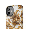 Golden Swirl Tough Phone Case for iPhone in 21 different sizes. Compatible with iPhone 7, 8, X, 11, 12, 13, 14 and more.