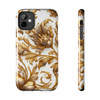 Golden Swirl Tough Phone Case for iPhone in 21 different sizes. Compatible with iPhone 7, 8, X, 11, 12, 13, 14 and more.