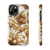 Golden Swirl Tough Phone Case for iPhone in 21 different sizes. Compatible with iPhone 7, 8, X, 11, 12, 13, 14 and more.