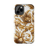 Golden Swirl Tough Phone Case for iPhone in 21 different sizes. Compatible with iPhone 7, 8, X, 11, 12, 13, 14 and more.
