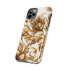 Golden Swirl Tough Phone Case for iPhone in 21 different sizes. Compatible with iPhone 7, 8, X, 11, 12, 13, 14 and more.