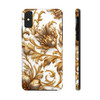 Golden Swirl Tough Phone Case for iPhone in 21 different sizes. Compatible with iPhone 7, 8, X, 11, 12, 13, 14 and more.
